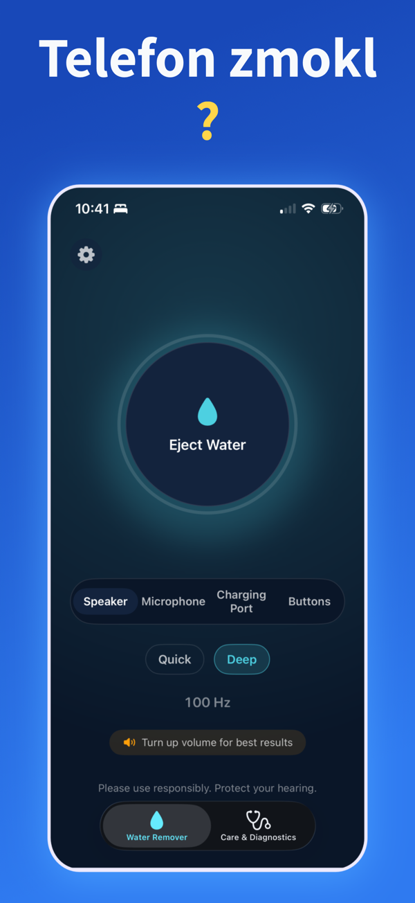Water Remover app screenshot