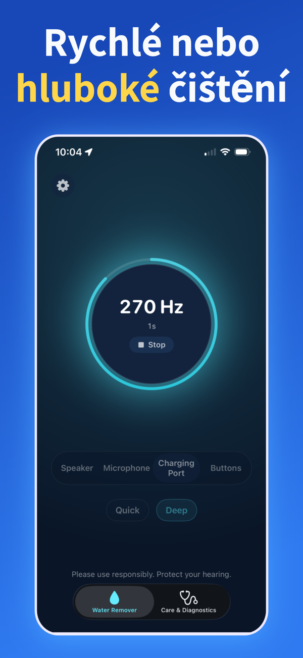Water Remover app screenshot