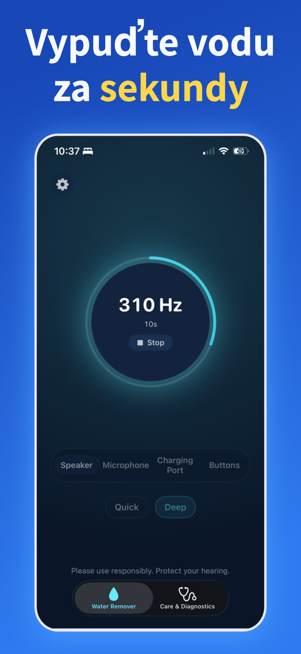 Water Remover app screenshot