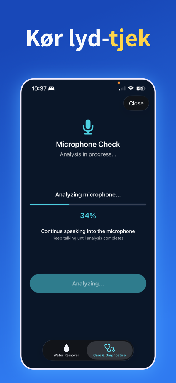 Water Remover app screenshot