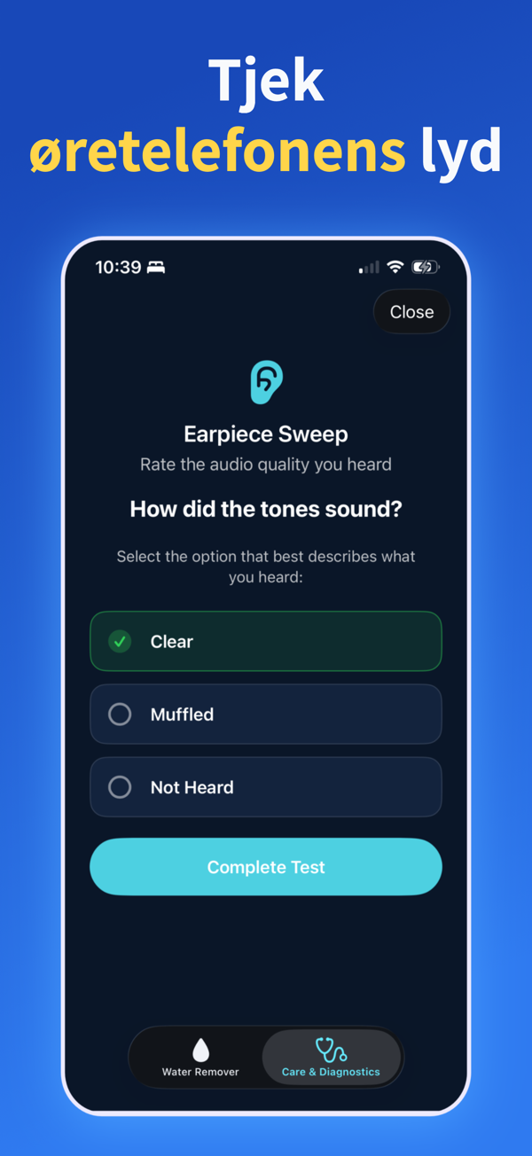 Water Remover app screenshot