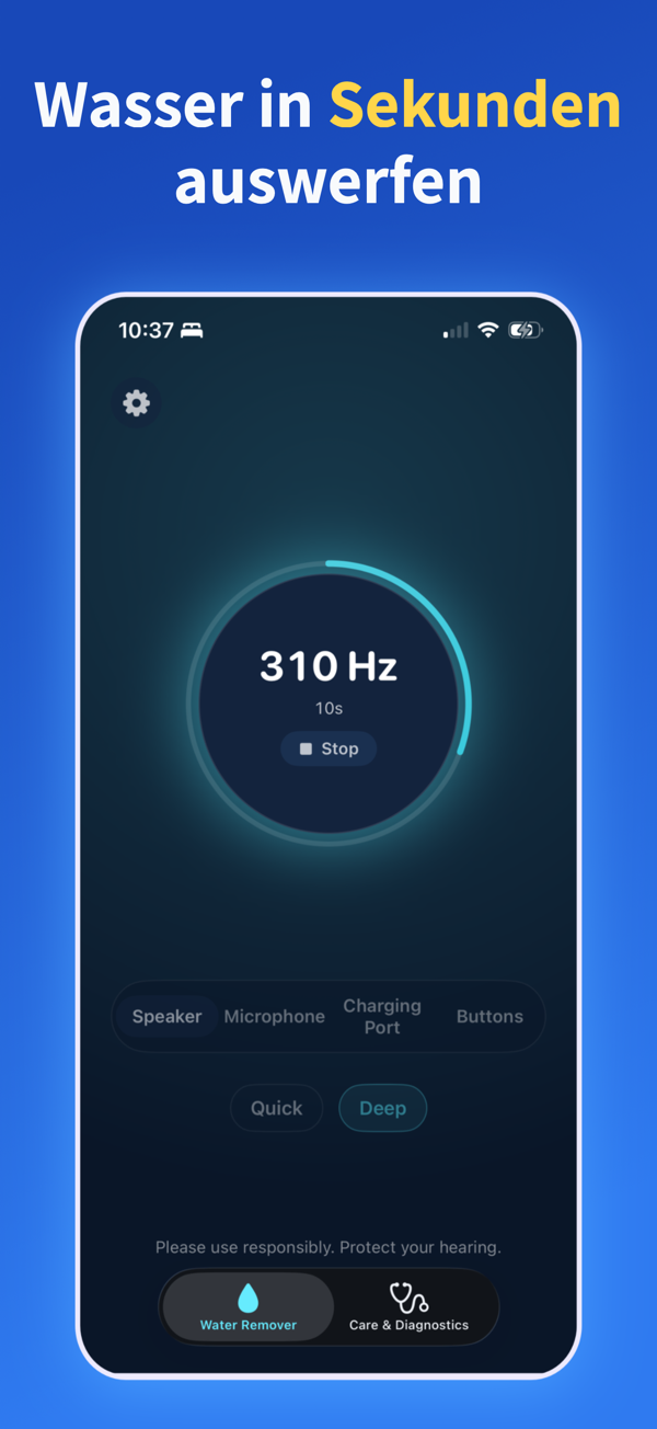 Water Remover app screenshot