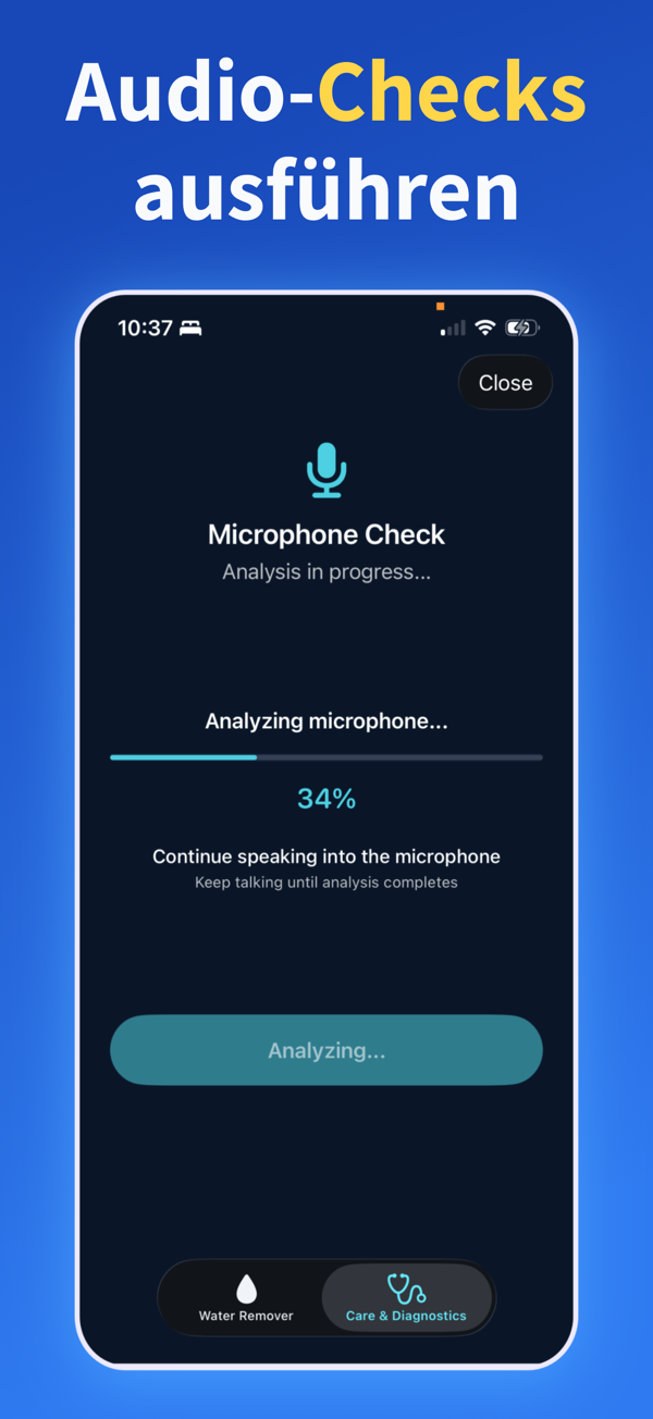 Water Remover app screenshot