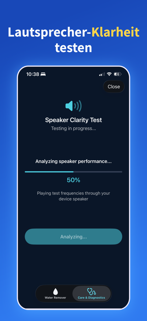 Water Remover app screenshot
