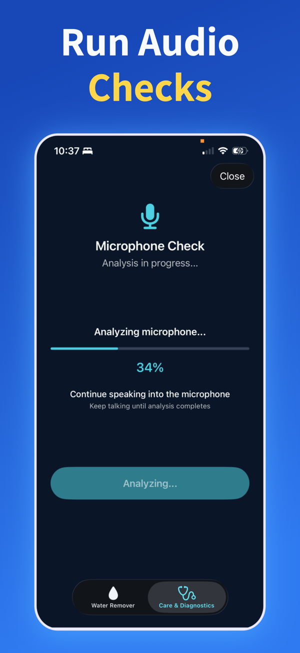Water Remover app screenshot
