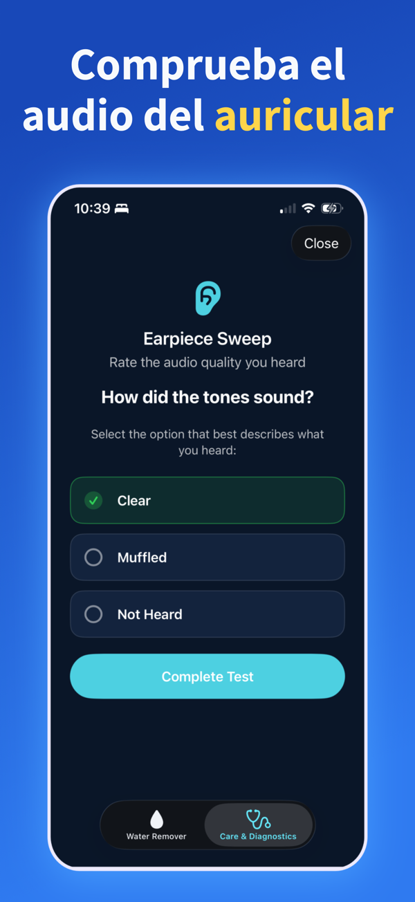 Water Remover app screenshot