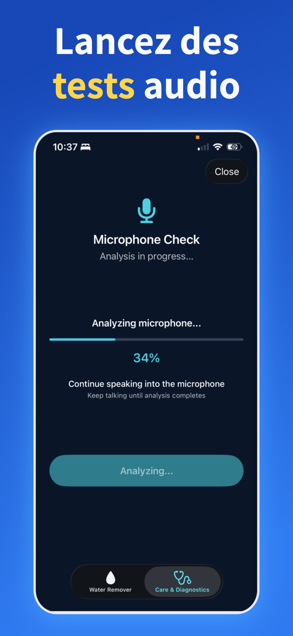 Water Remover app screenshot