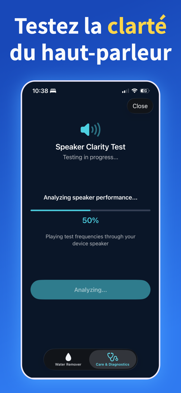 Water Remover app screenshot