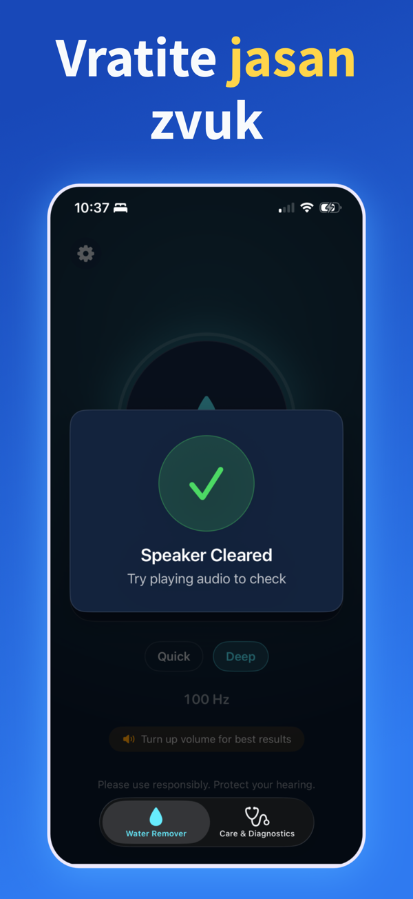Water Remover app screenshot