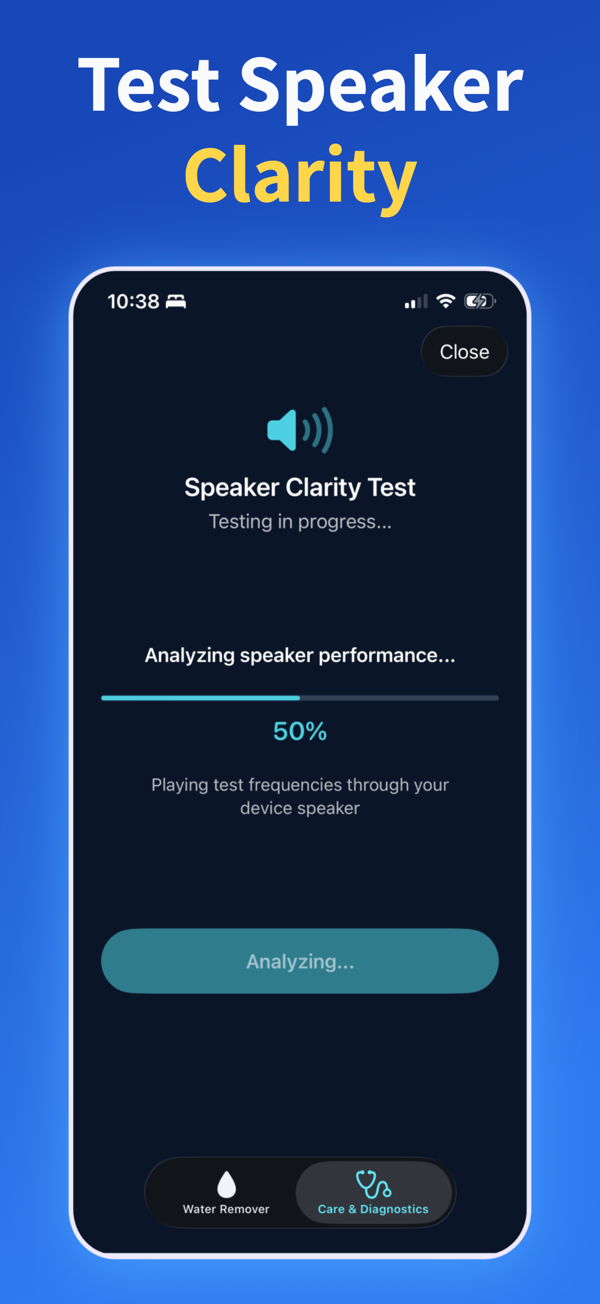Water Remover app screenshot
