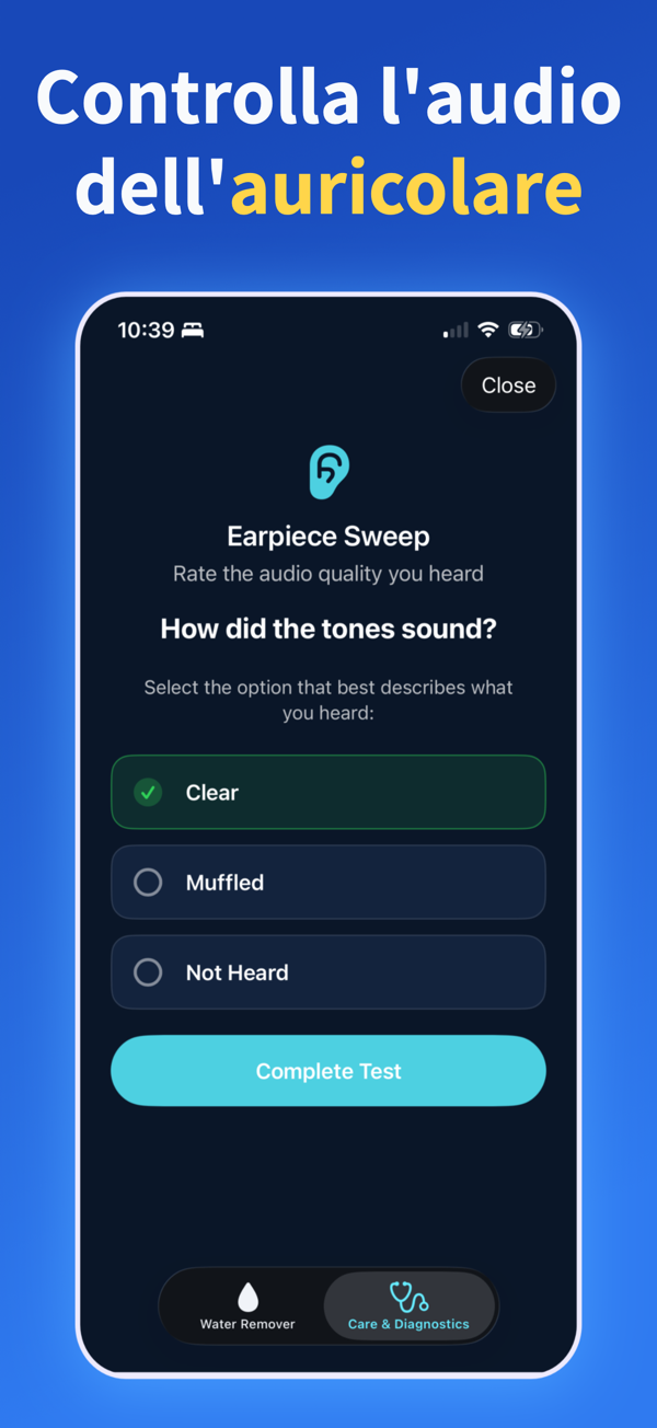 Water Remover app screenshot