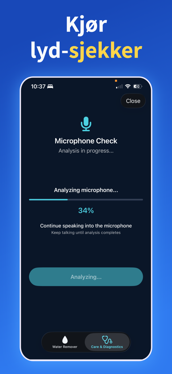 Water Remover app screenshot