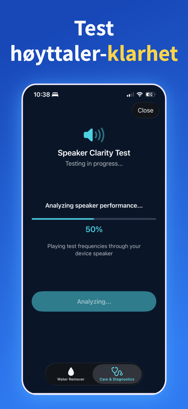 Water Remover app screenshot