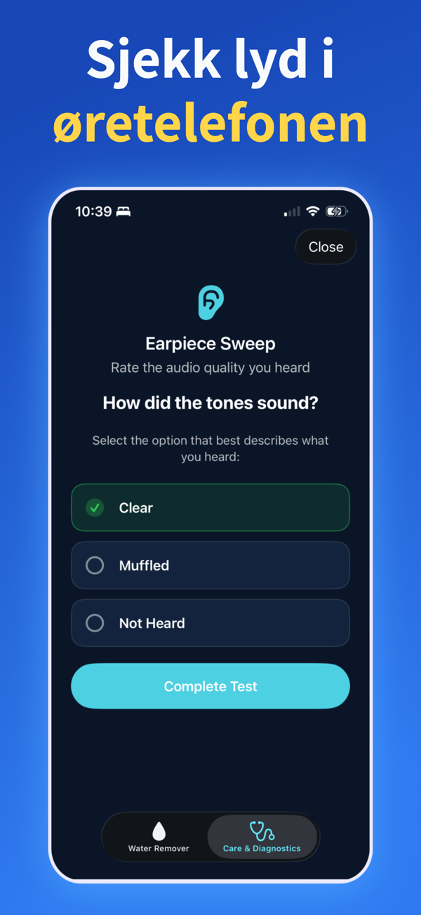 Water Remover app screenshot