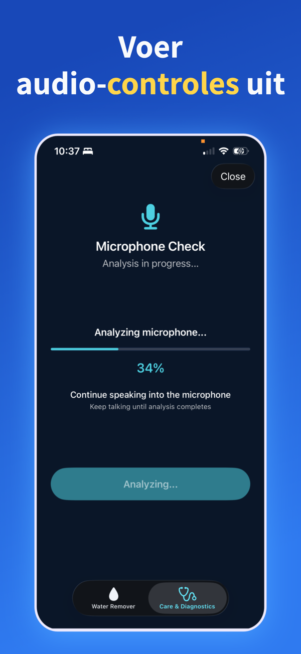 Water Remover app screenshot