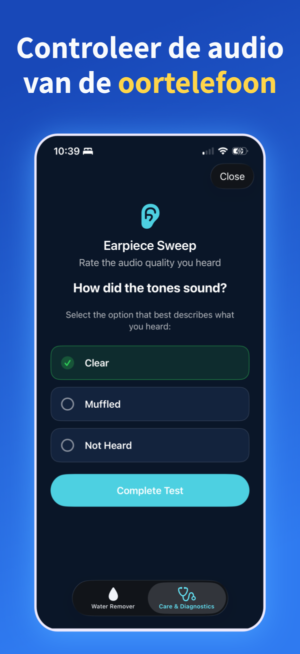 Water Remover app screenshot