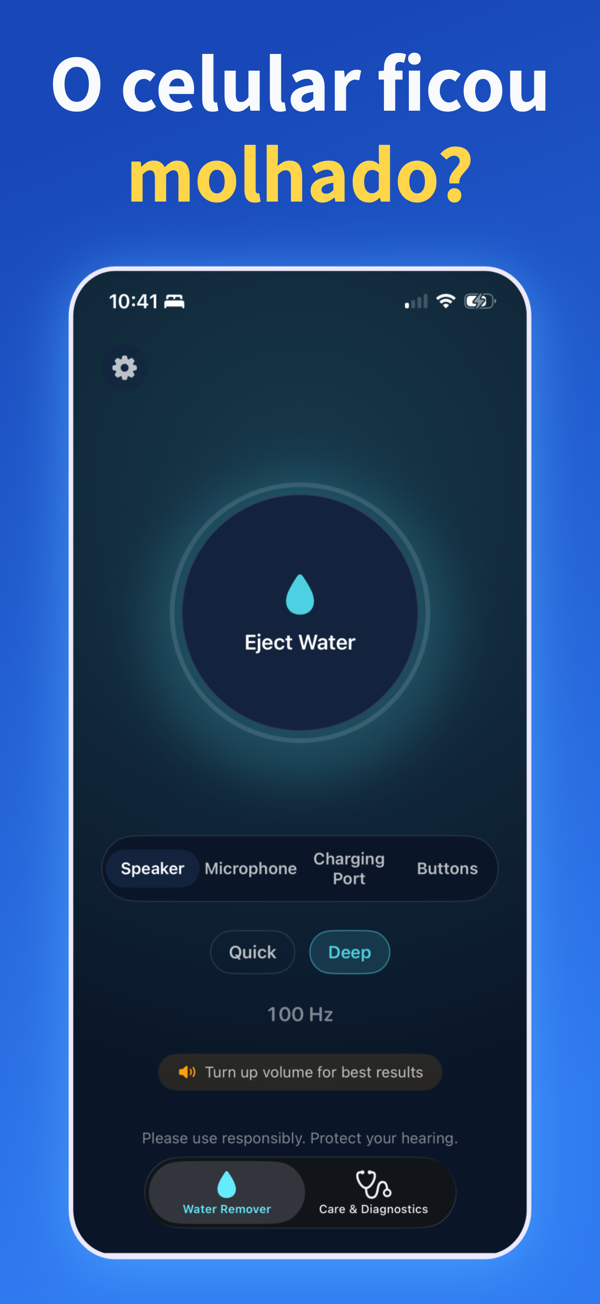 Water Remover app screenshot