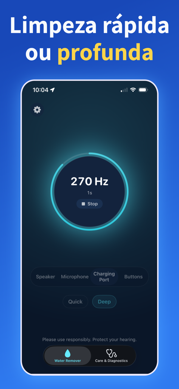 Water Remover app screenshot