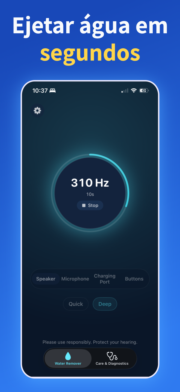 Water Remover app screenshot