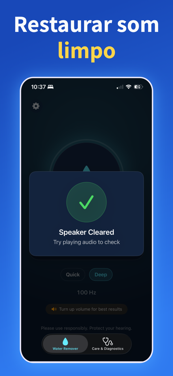Water Remover app screenshot
