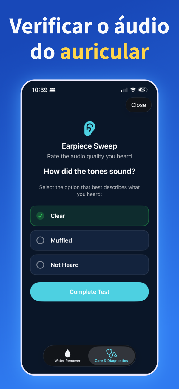 Water Remover app screenshot
