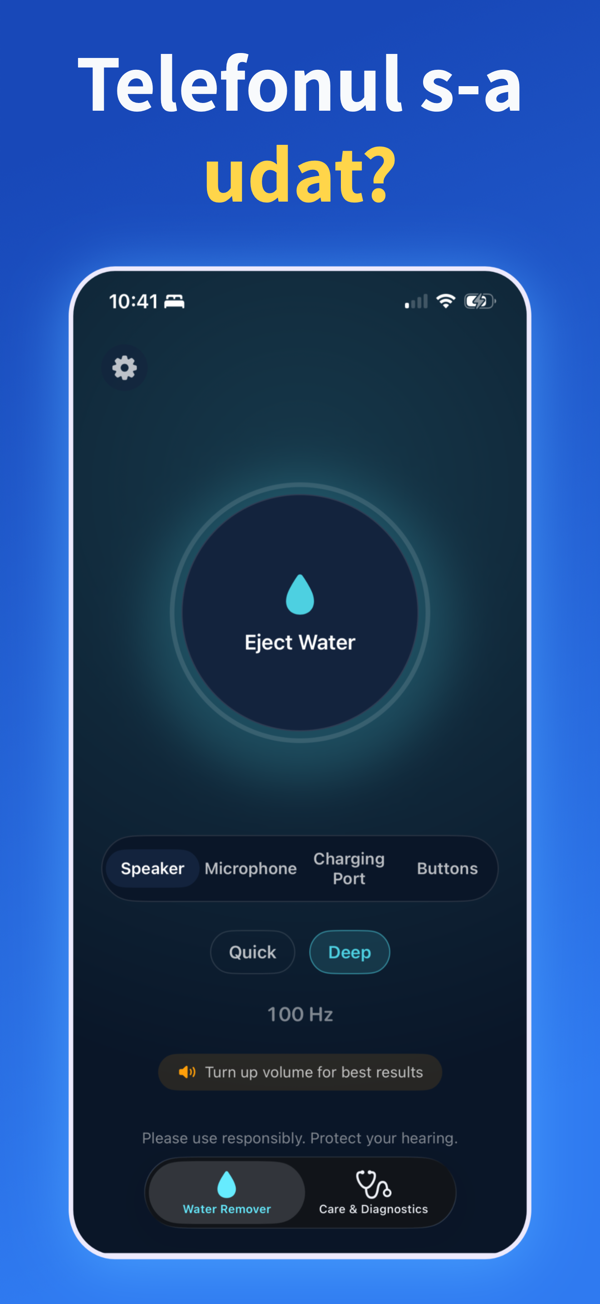 Water Remover app screenshot