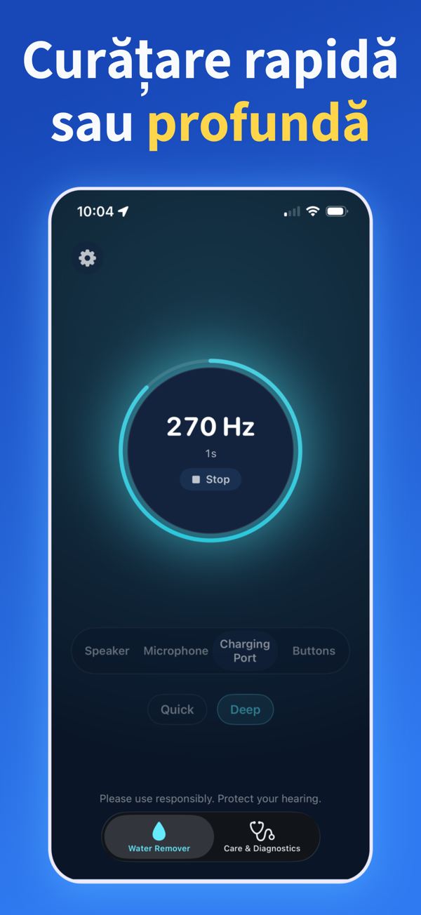 Water Remover app screenshot
