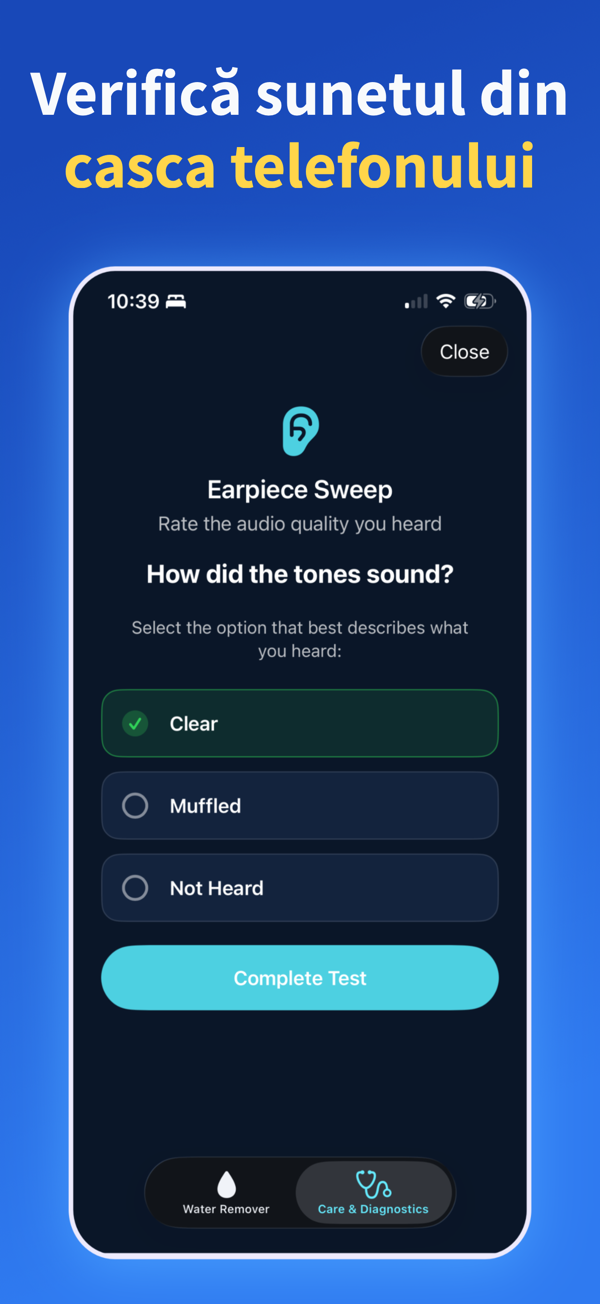 Water Remover app screenshot