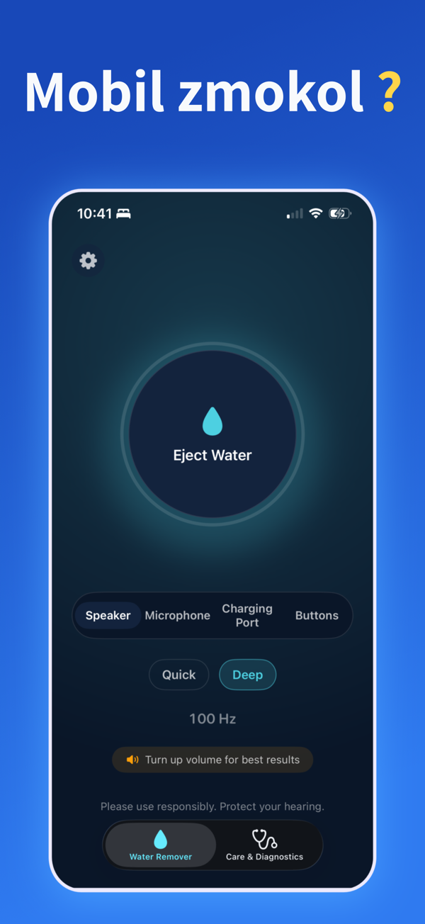 Water Remover app screenshot