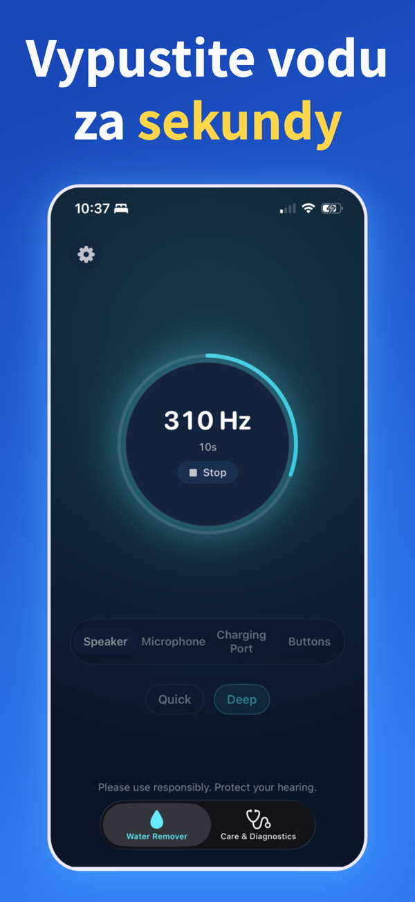 Water Remover app screenshot