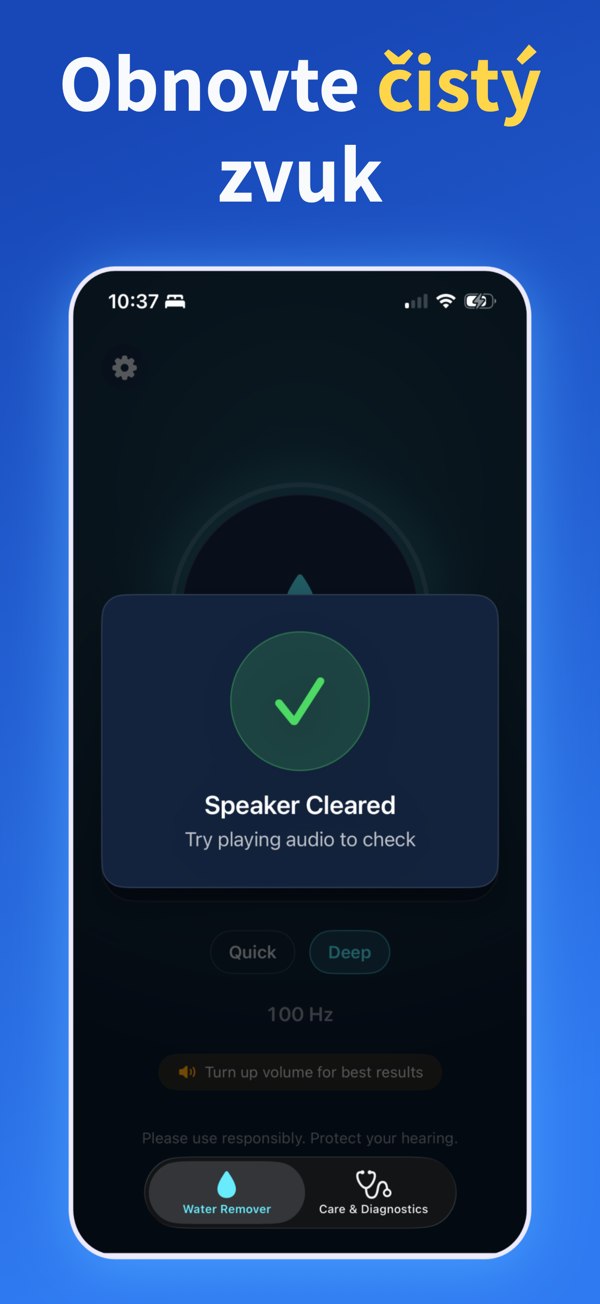 Water Remover app screenshot