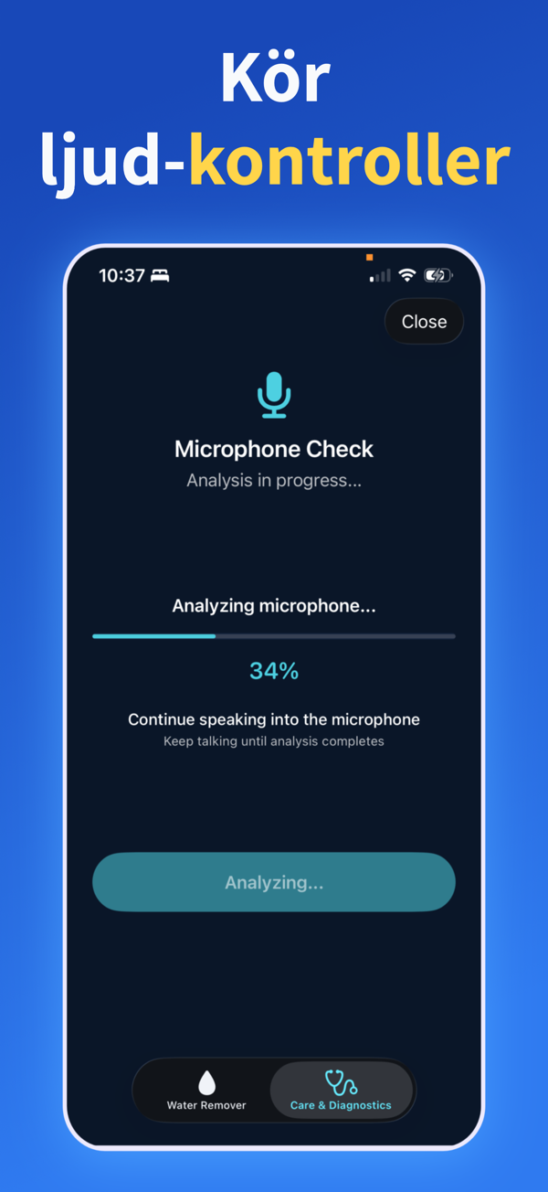 Water Remover app screenshot