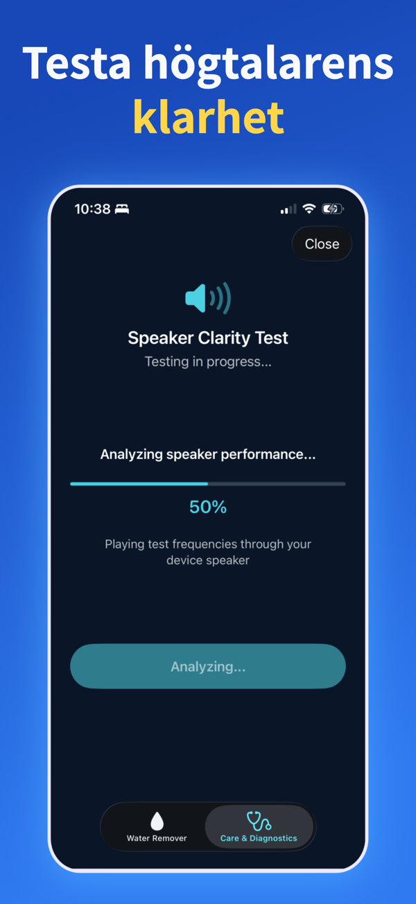 Water Remover app screenshot
