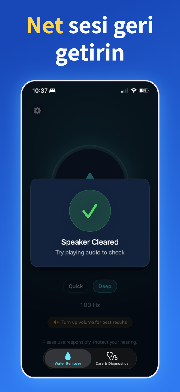 Water Remover app screenshot