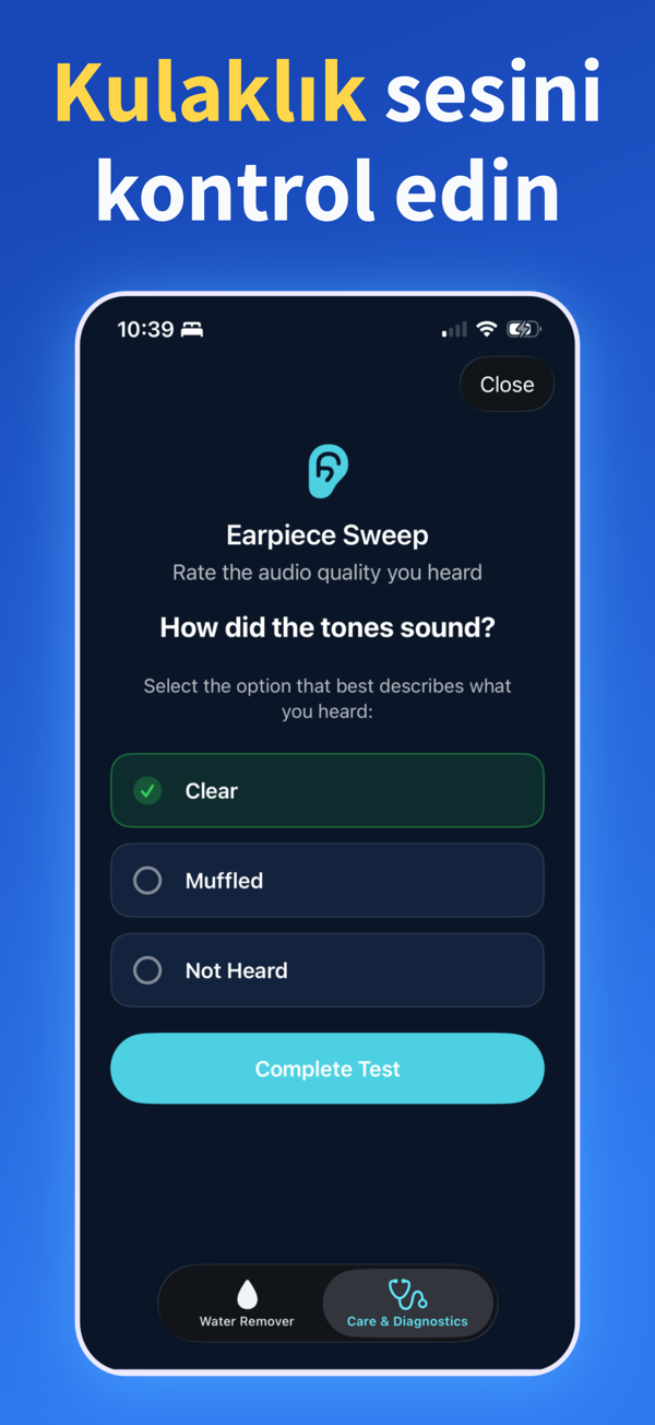 Water Remover app screenshot