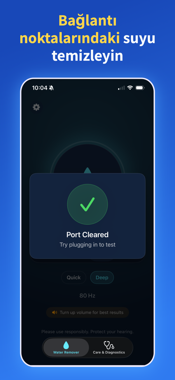 Water Remover app screenshot